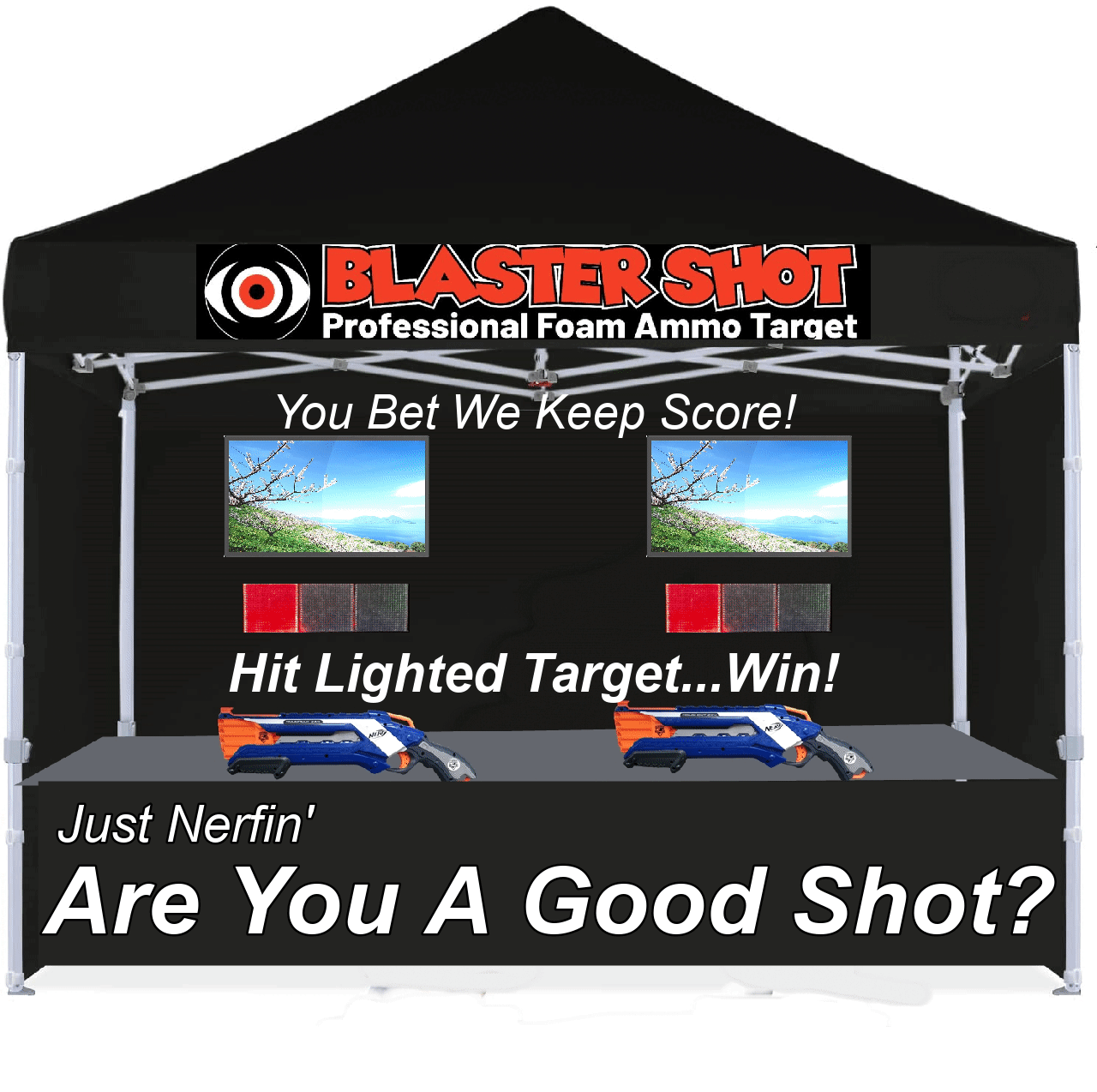 Nerf Target Shooting Gallery